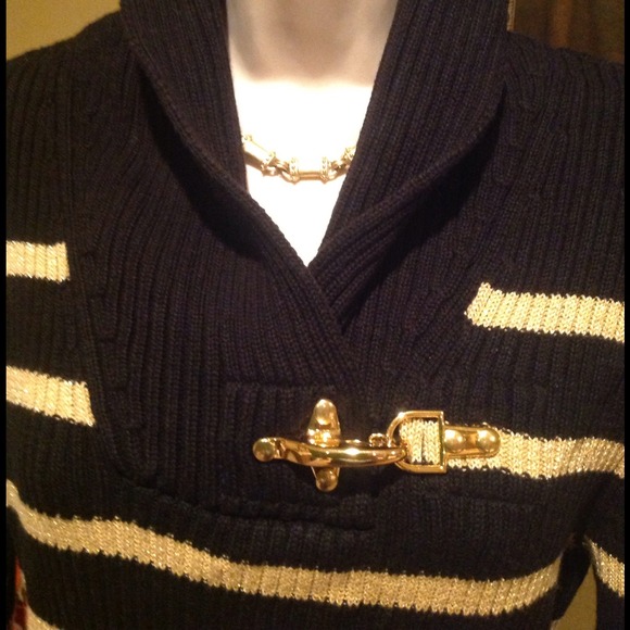 Black and Gold Sweater!