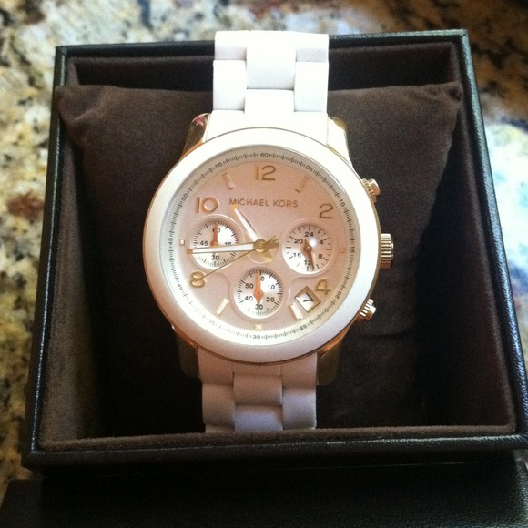 Michael Kors white watch