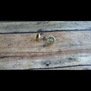 6.8mm bullet earrings