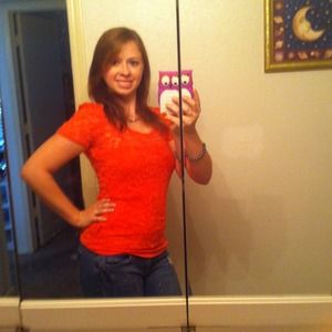 👚Pink Lacey top👚❗