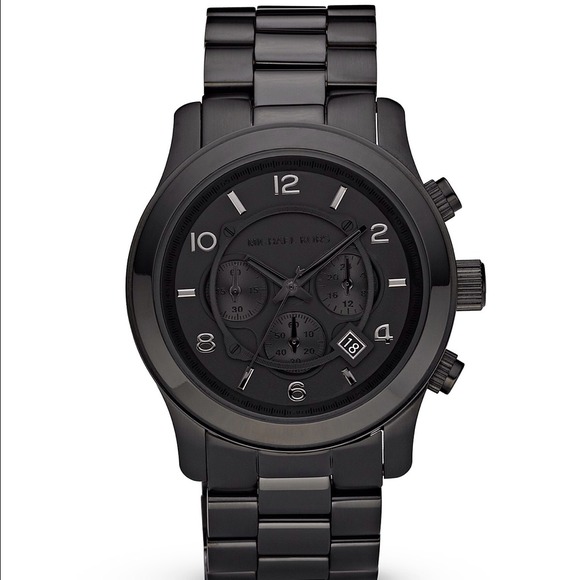 🚫SOLD!🚫Michael Kors Men's Black Lexington Watch - Picture 1 of 3