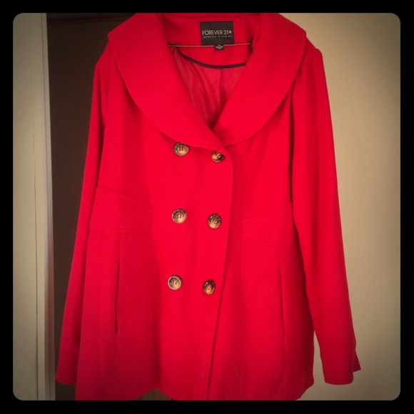 🚫on hold🚫 Forever 21 red peacoat