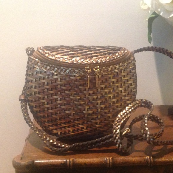 C E M Leather Handbag