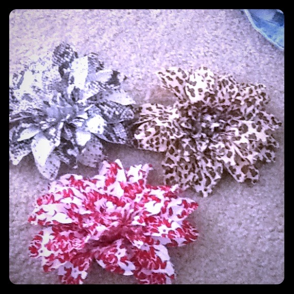 Custom made hair clips by Simply Sinful Designs