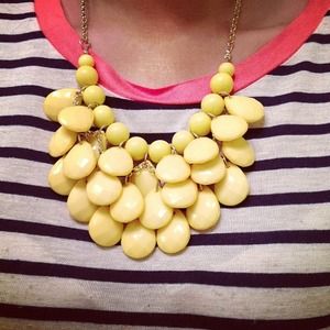 Jcrew inspired statement bubble necklace