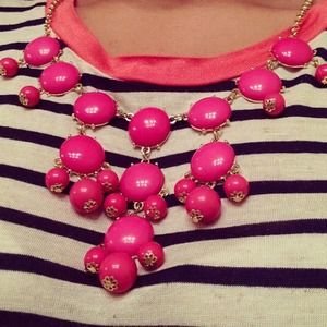 JCREW inspired statement bubble necklace