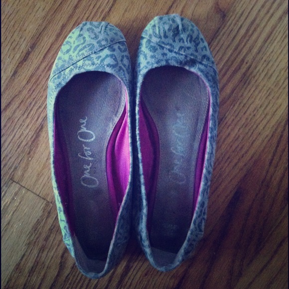TOMS Gisele leopard flat