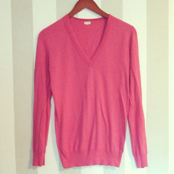 JCREW Deep V Neck Sweater