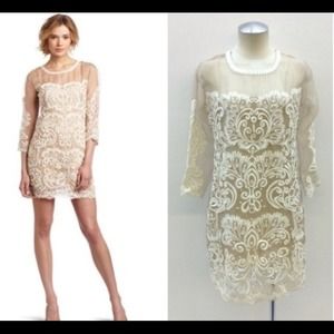 REDUCED!! Beautiful cream and white lace dress