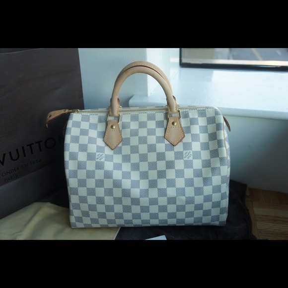 ๐ซSOLD ON EBAY๐ซLV Speedy 30 Damier AZUR - Picture 2 of 4