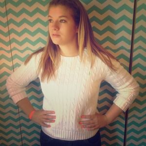 BUNDLE two Ralph Lauren cable knit sweaters