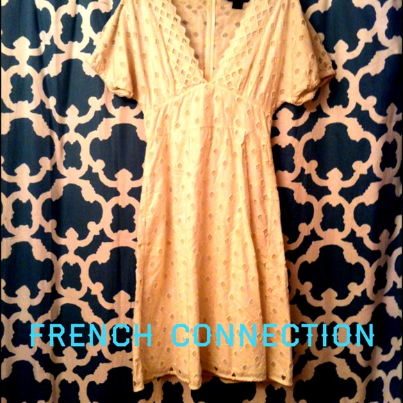 French Connection Modernized Eyelet Dress - Picture 1 of 1