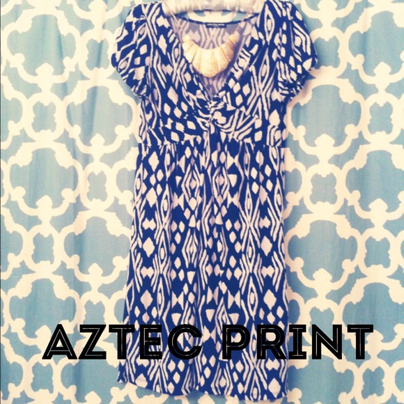 ❌SOLD! Cha Cha Vente Aztec Print Dress