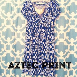 ❌SOLD! Cha Cha Vente Aztec Print Dress