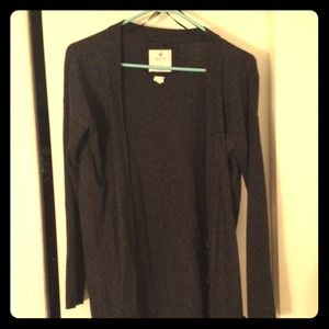 Dark gray cardigan