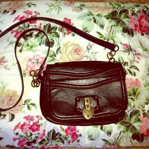 Black cross-body bag