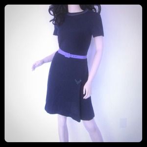 Vintage 60s Mod Blue Dress S-M