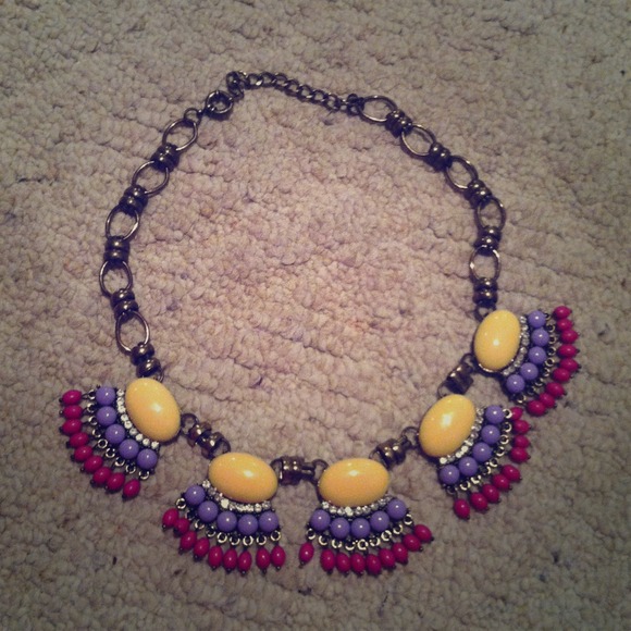 Jcrew inspired Fan Fringe Necklace