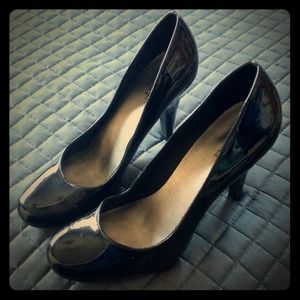 Black Patent High Heels