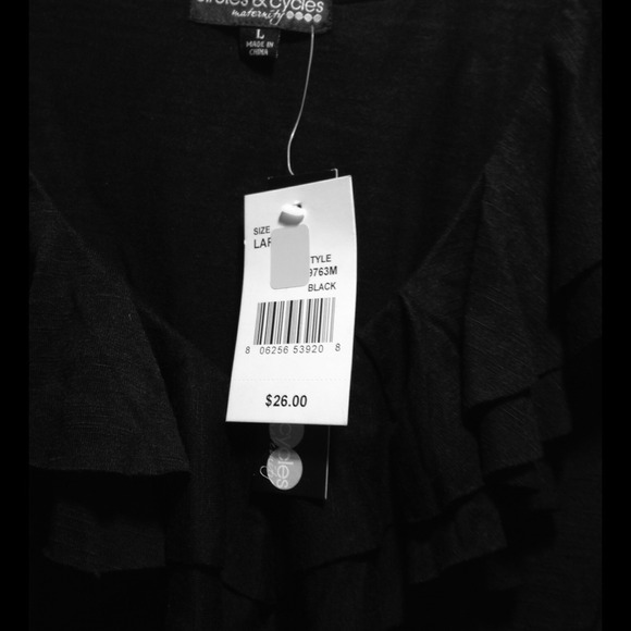 ⬇️REDUCED⬇️Maternity Ruffled Top - Picture 4 of 4