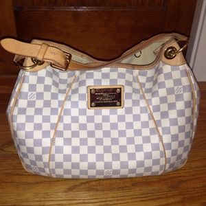 LV "Galleria" bag in Damier Azur PM
