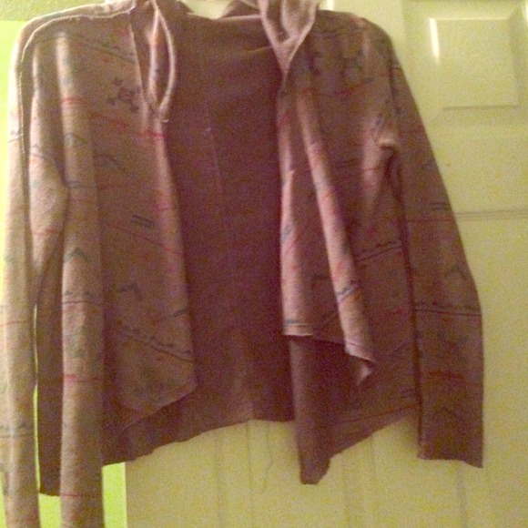 Tribal print cardigan