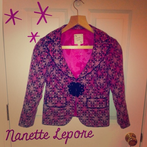 Embroidered Nanette Lepore Blazer