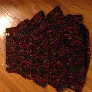 Forever 21 floral/leopard print Colourful dress