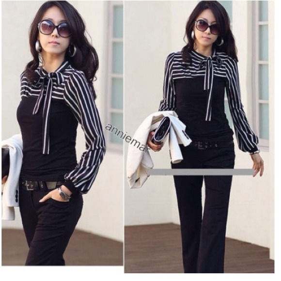 Tops - Polo Neck Top
