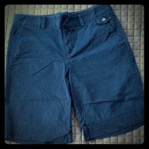 Navy Bermuda Shorts