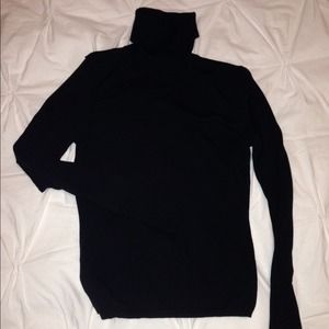 Limited Size Small Black Turtleneck