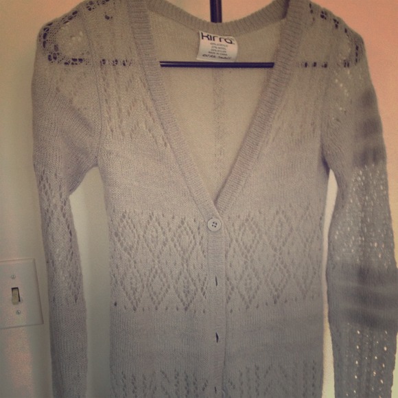 Kira grey thin cardigan