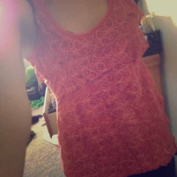 Lace layered top