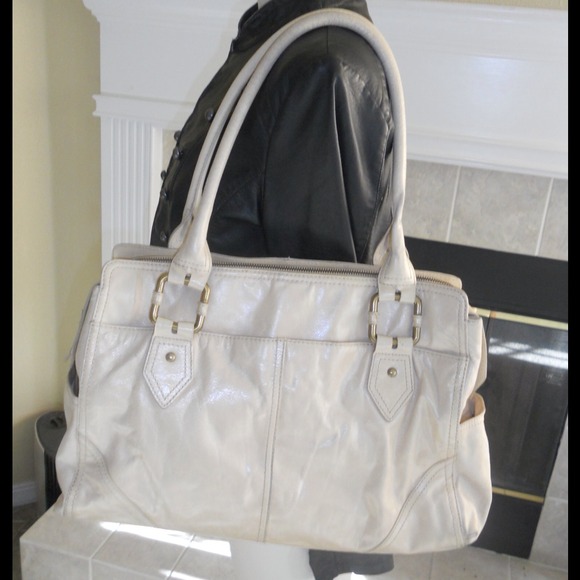 Oversized leather purse/computer tote