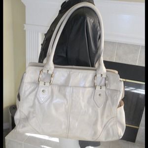 Oversized leather purse/computer tote