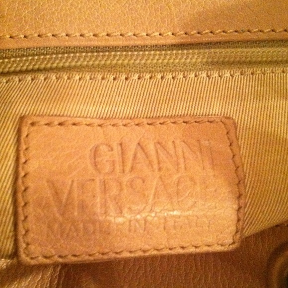 ~SOLD~💯Authentic Pink Leather VERSACE backpack - Picture 3 of 4