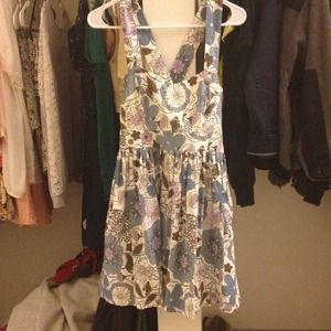 Blue flowery sundress