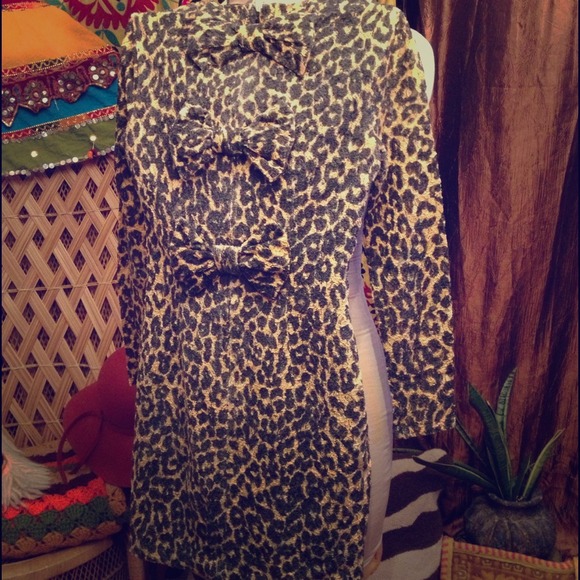 TRADED Rodarte for Target leopard print dress