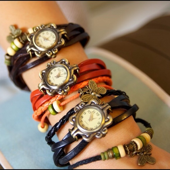 πHP 8/30π - Butterfly watch - BROWN - Picture 3 of 3