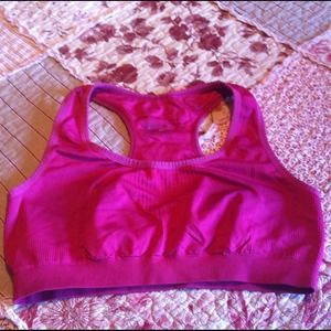 Pink Sports Bra