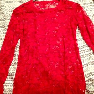 Lacy long sleeve