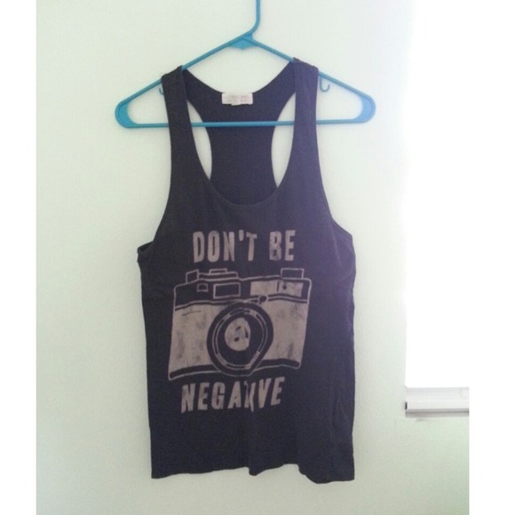 🌟TRADED🌟Charcoal Graphic Tank Top