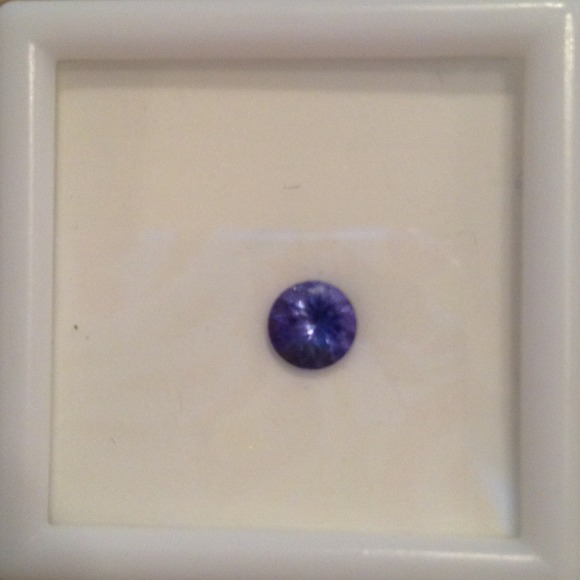 Beautiful Violet Blue round Tanzanite gem. - Picture 1 of 2