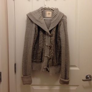 Knit & Fur sweater