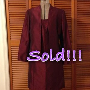 Silk Ann Taylor 2piece dress suit