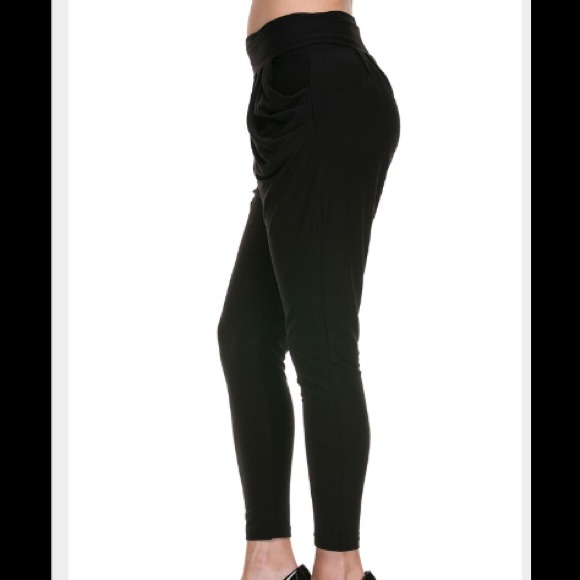 Black Harem Pants - Picture 3 of 3