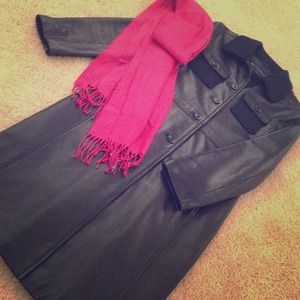 REACTION KENNETH COLE LEATHER COAT🌺