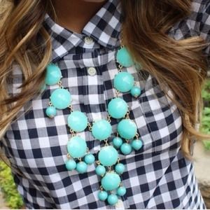 SOLD Aqua Blue Bubble Necklace