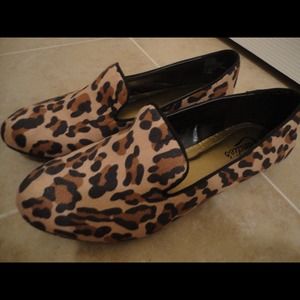 Candies Leopard Print Loafers