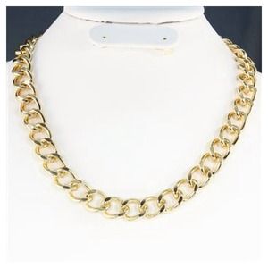 Gold metal chain